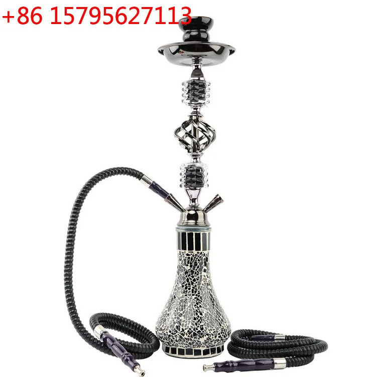 Double tube four tube Arabic hookah set medium mosaic glass pipe metal accessories
Double tube four tube Arabic hookah set medium mosaic glass pipe metal accessories