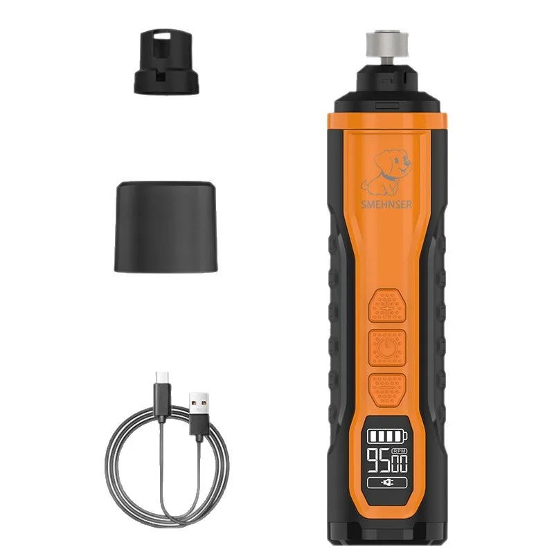 Pet Electric Nail Grinder Rechargeable Dog Paw Grooming Nail Clipper LED Light 5 Speeds Adjustable Cat Claw Nail Grinder
Pet Electric Nail Grinder Rechargeable Dog Paw Grooming Nail Clipper LED Light 5 Speeds Adjustable Cat Claw Nail Grinder