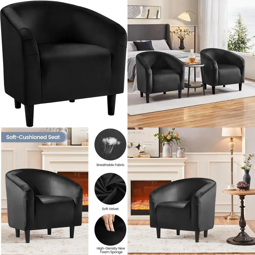 Modern Velvet Accent Chair, Comfortable Armchair for Living Room, Bedroom, or Office Vanity Area
Modern Velvet Accent Chair, Comfortable Armchair for Living Room, Bedroom, or Office Vanity Area