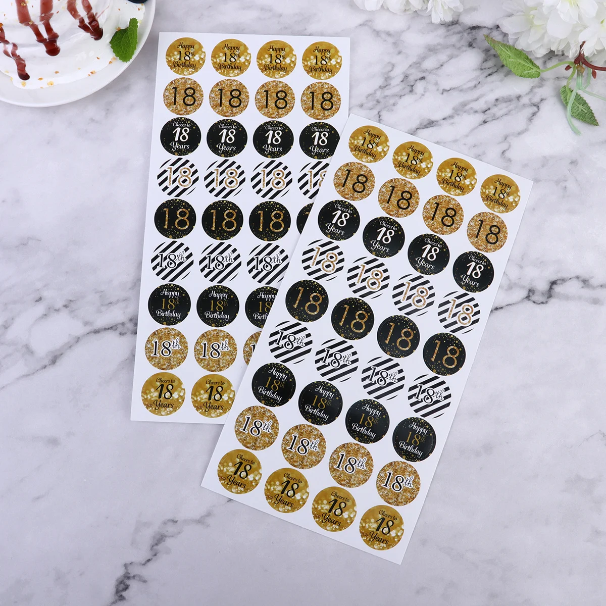 432Pcs Birthday Party Sticker Set Creative Round Sealing Stickers for Gift Bag Candy Pack Decoration Decals Funny Happy 18Th
432Pcs Birthday Party Sticker Set Creative Round Sealing Stickers for Gift Bag Candy Pack Decoration Decals Funny Happy 18Th