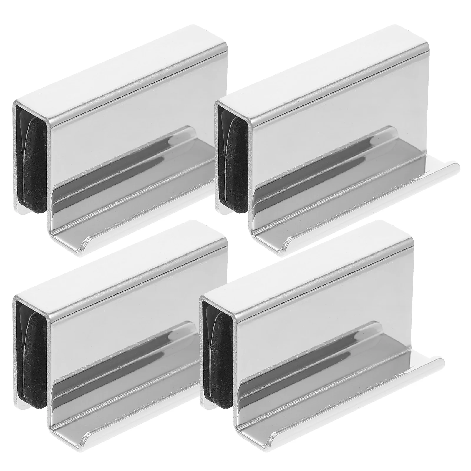 4pcs Glass Door Handle Cabinet Accessory Clip Handles Clips Cold Rolled Steel Replacing Showcase Pulls Sturdy Robust
4pcs Glass Door Handle Cabinet Accessory Clip Handles Clips Cold Rolled Steel Replacing Showcase Pulls Sturdy Robust
