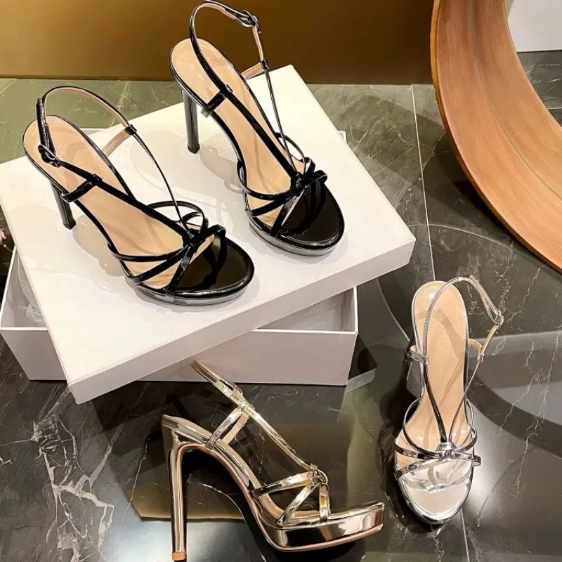 Women High Heels Sandals Sexy Temperament Stiletto Nightclub Sandals Summer Open-toed Platform Banquet Party Dress Heels Sandals
Women High Heels Sandals Sexy Temperament Stiletto Nightclub Sandals Summer Open-toed Platform Banquet Party Dress Heels Sandals