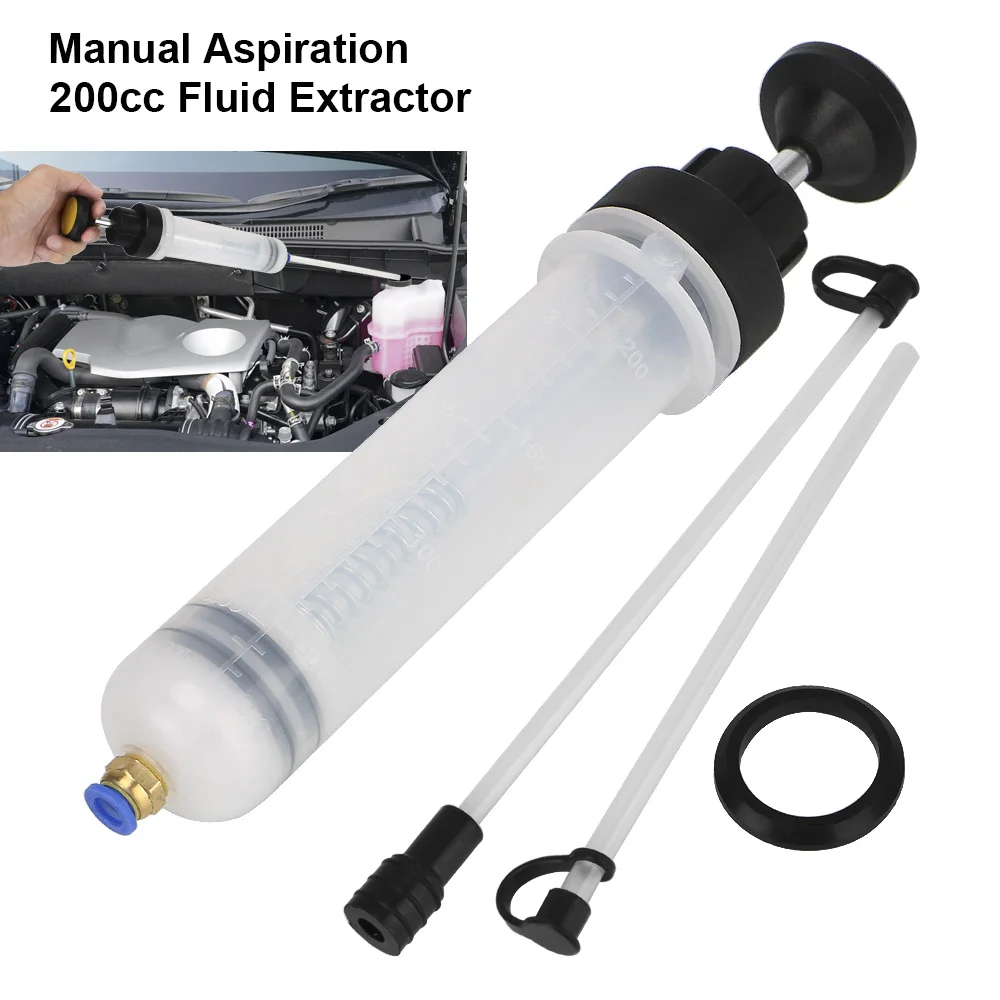 200cc Car Oil Change Brake Bleeder Fluid Pump Extractor Filling Syringe Bottle Universal Truck Motorcycle Vehicles Accessories
200cc Car Oil Change Brake Bleeder Fluid Pump Extractor Filling Syringe Bottle Universal Truck Motorcycle Vehicles Accessories