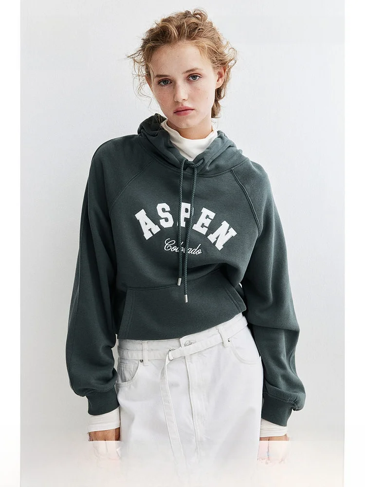 H&M Women's Faionable Casual Hoodie Warm Underwear T-irt American Sle Sweatirt Cotton 80% Polyester 20% Material
H&M Women's Faionable Casual Hoodie Warm Underwear T-irt American Sle Sweatirt Cotton 80% Polyester 20% Material