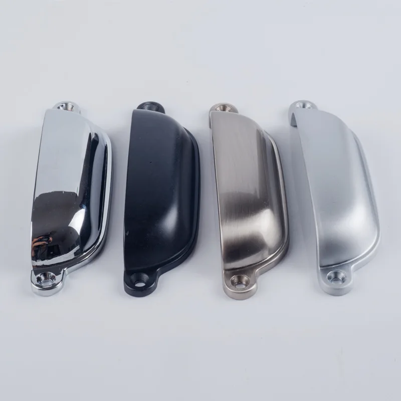 Surface Mounted Dark Handle Cabinet Wardrobe Cabinet Drawer Semi-Circular Handles Shell Ears Bright Chrome Furniture Handle
Surface Mounted Dark Handle Cabinet Wardrobe Cabinet Drawer Semi-Circular Handles Shell Ears Bright Chrome Furniture Handle