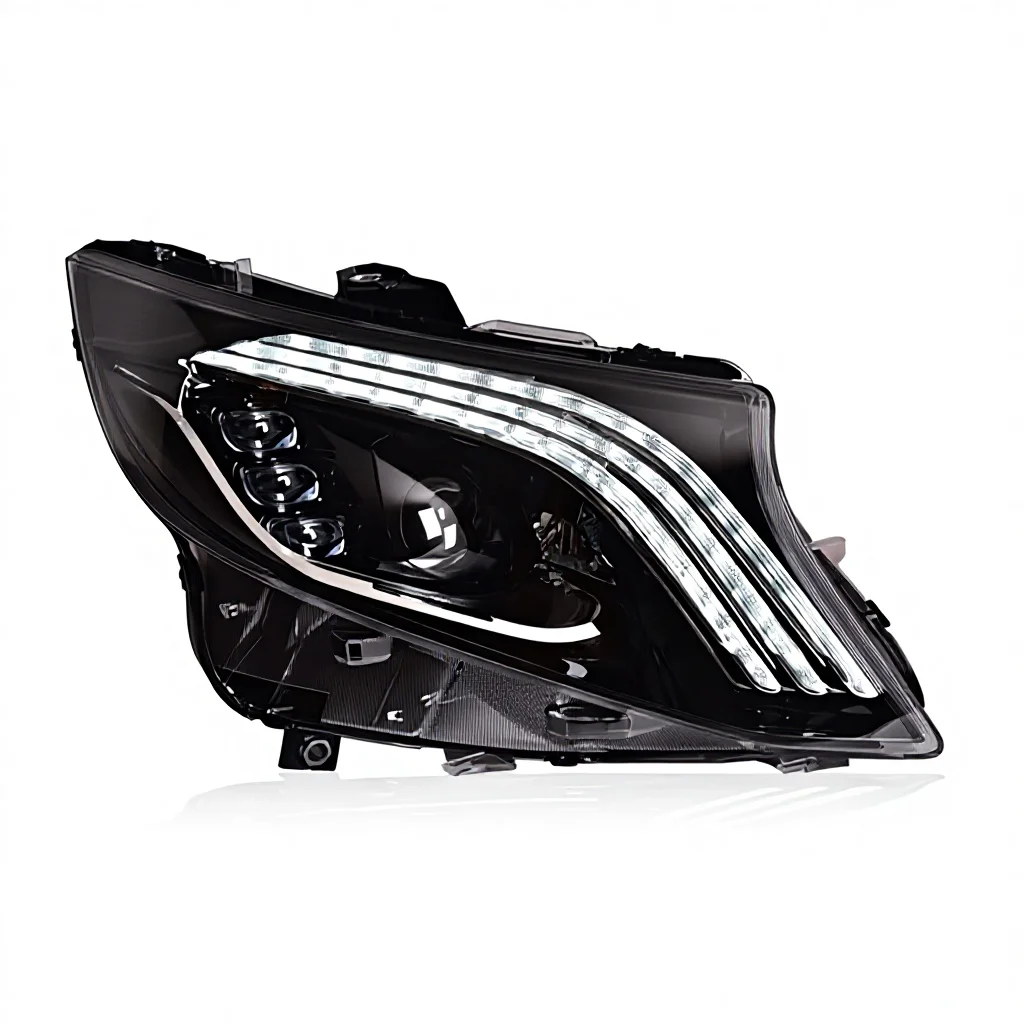 KQX New Vito V-Class FOR Maybach Style LED Headlight Assembly 12V 6000K Daytime Running Light
KQX New Vito V-Class FOR Maybach Style LED Headlight Assembly 12V 6000K Daytime Running Light