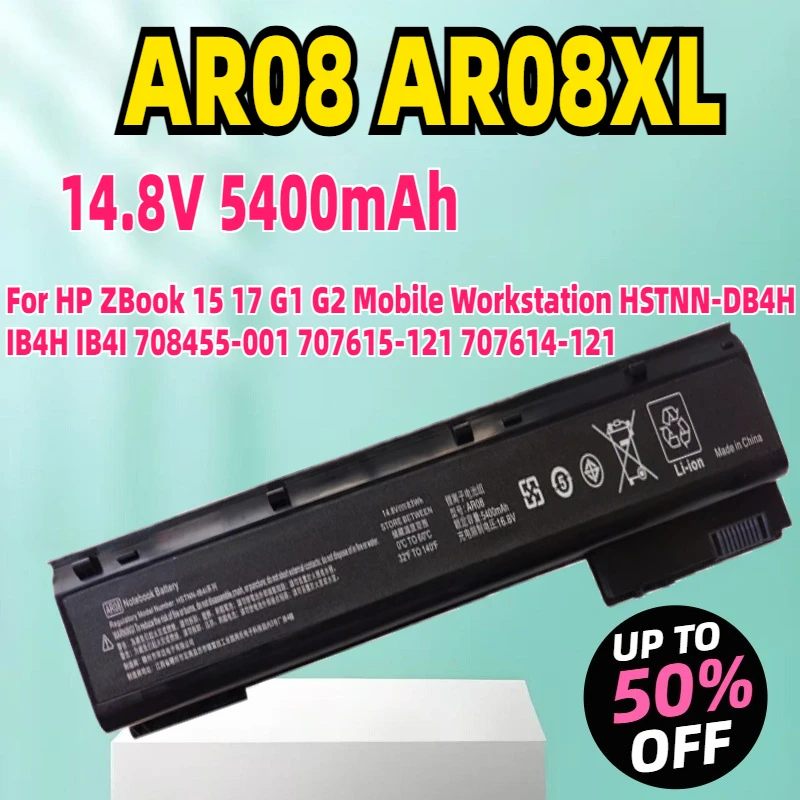 Новый аккумулятор для ноутбука AR08 AR08XL для мобильной рабочей станции HP ZBook 15 17 G1 G2 HSTNN-DB4H IB4H IB4I 708455-001 707615-121 707614-121
Новый аккумулятор для ноутбука AR08 AR08XL для мобильной рабочей станции HP ZBook 15 17 G1 G2 HSTNN-DB4H IB4H IB4I 708455-001 707615-121 707614-121