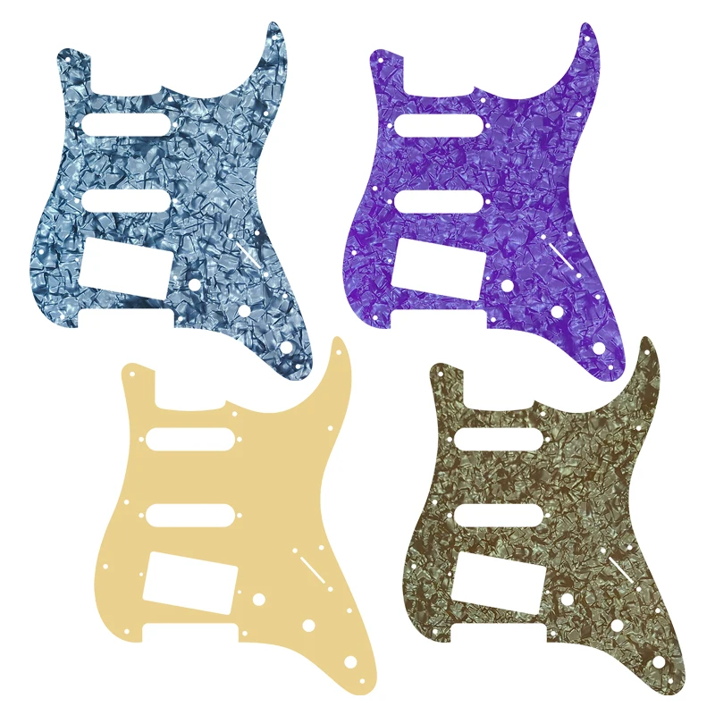 Pleroo Custom Guitar Parts - For US Fender Strat,USA And Mexican Standard, ST HSS With PAF Humbucker Angle Guitar Pickguard
Pleroo Custom Guitar Parts - For US Fender Strat,USA And Mexican Standard, ST HSS With PAF Humbucker Angle Guitar Pickguard