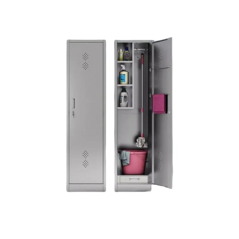 Stainless steel cleaning cabinet household large capacity bathroom mop with lock locker storage cabinet balcony sundries
Stainless steel cleaning cabinet household large capacity bathroom mop with lock locker storage cabinet balcony sundries