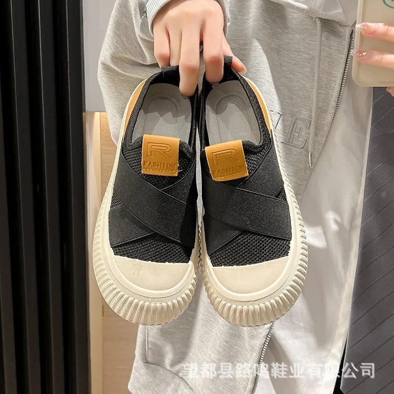 Women's Shoes Sports Shoes Breathable Mesh Cookie Canvas Shoes Thick Bottom Show High a Footstool Tide with Casual Board Shoes
Women's Shoes Sports Shoes Breathable Mesh Cookie Canvas Shoes Thick Bottom Show High a Footstool Tide with Casual Board Shoes