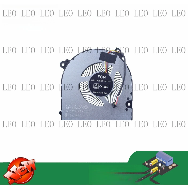 SS Original for CLEVO NH55AC NH50 CPU COOLING FAN DC12V 0.80A 6-31-NH5A3-201
SS Original for CLEVO NH55AC NH50 CPU COOLING FAN DC12V 0.80A 6-31-NH5A3-201