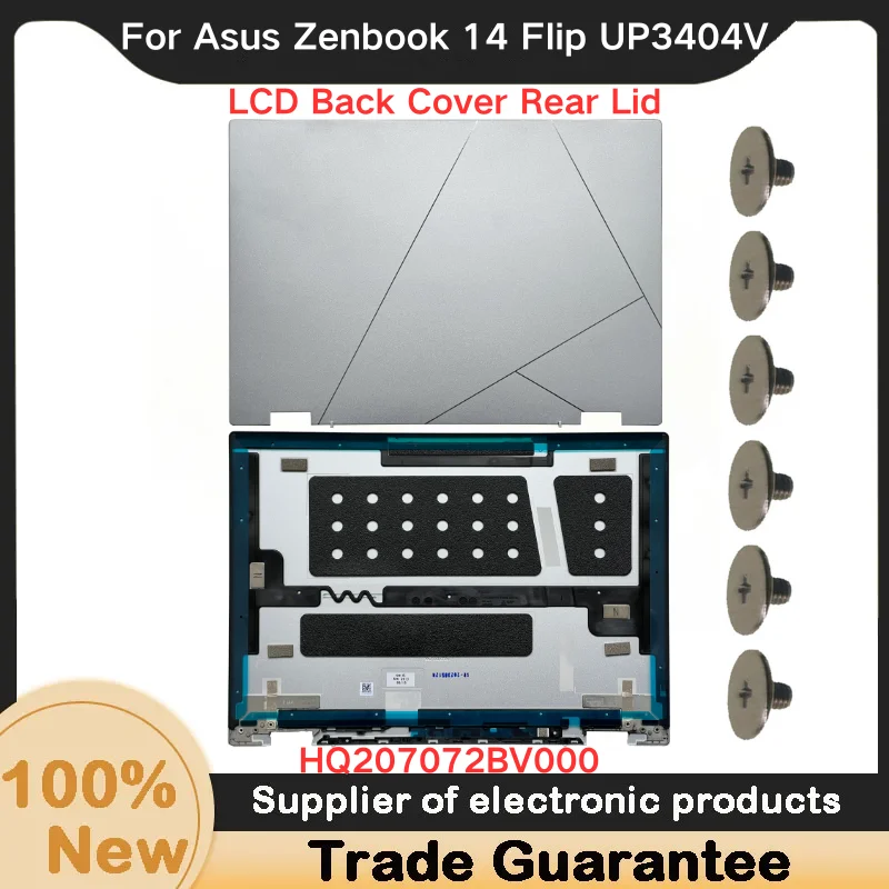 Новинка для Asus Zenbook 14 FIip UP3404V 14 дюймов, серебристая задняя крышка ЖК-дисплея, задняя крышка, корпус HQ 207072 BV000
Новинка для Asus Zenbook 14 FIip UP3404V 14 дюймов, серебристая задняя крышка ЖК-дисплея, задняя крышка, корпус HQ 207072 BV000