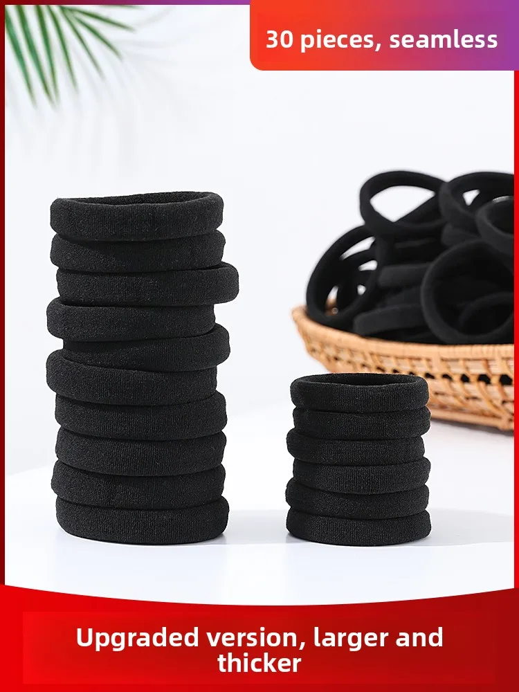 Black Hair Ties Women's Thick Elastic Hair Bands High Elasticity Durable Hair Bands Simple Hair Accessories for Daily Use
Black Hair Ties Women's Thick Elastic Hair Bands High Elasticity Durable Hair Bands Simple Hair Accessories for Daily Use