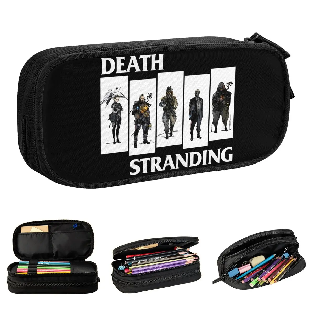 Пенал большой емкости Death Stranding Game Merch, двухслойный пенал, канцелярские принадлежности, косметички для девочек, идеальные подарки
Пенал большой емкости Death Stranding Game Merch, двухслойный пенал, канцелярские принадлежности, косметички для девочек, идеальные подарки