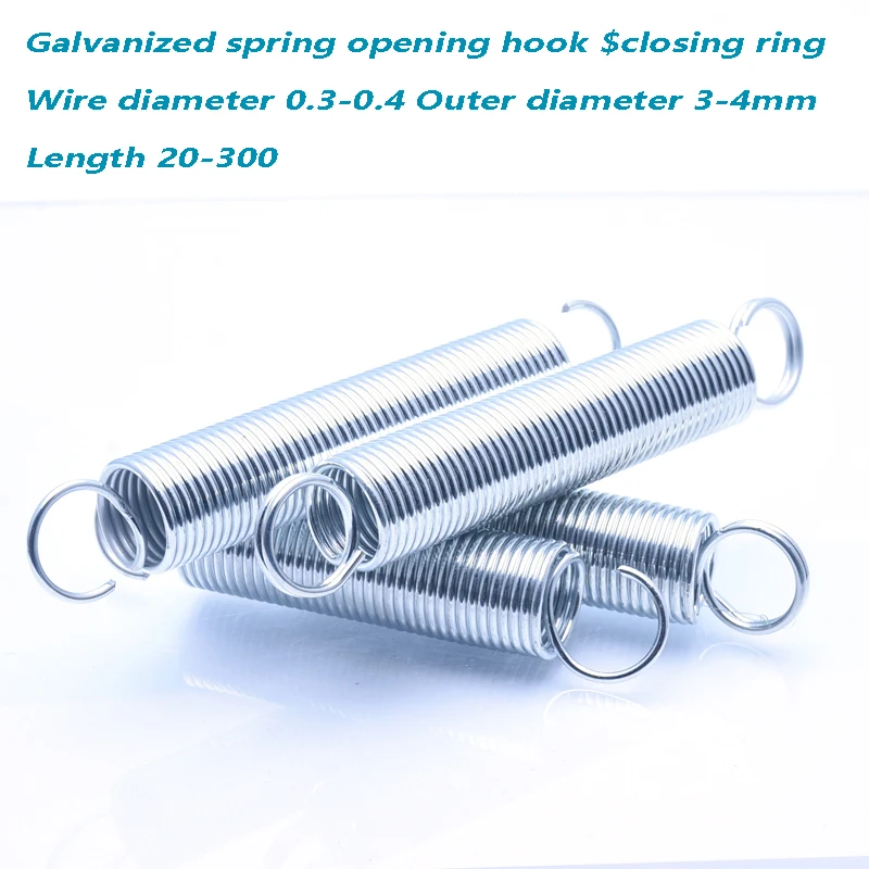 Stainless Steel Open S Hook Tension Spring Tensile Springs Galvanized Stretching Spring Wire Diameter 0.7mm O.D 6-12mm L 15-300
Stainless Steel Open S Hook Tension Spring Tensile Springs Galvanized Stretching Spring Wire Diameter 0.7mm O.D 6-12mm L 15-300