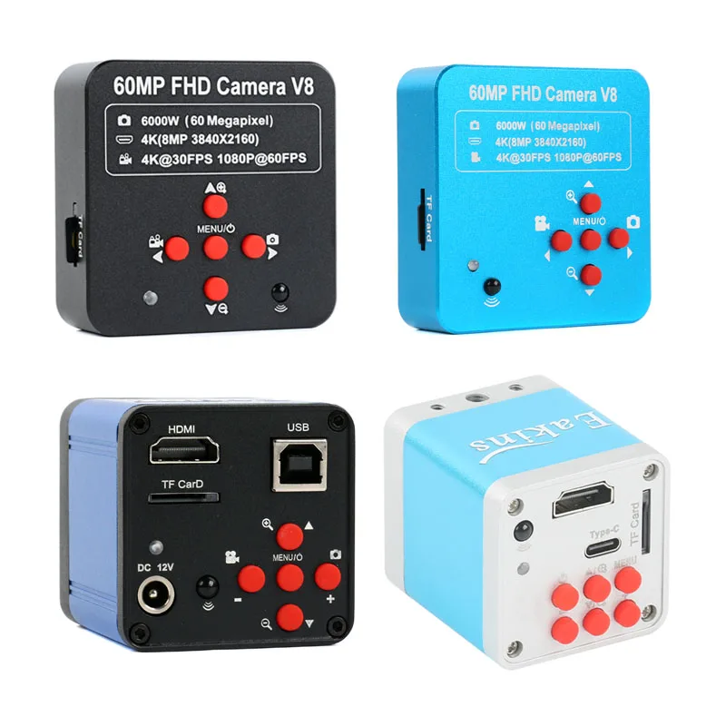60MP 2K 4K HDMI USB C Mount TF Card Storage Industrial PCB Soldering Digital Microscope Camera PC Video Recorder
60MP 2K 4K HDMI USB C Mount TF Card Storage Industrial PCB Soldering Digital Microscope Camera PC Video Recorder