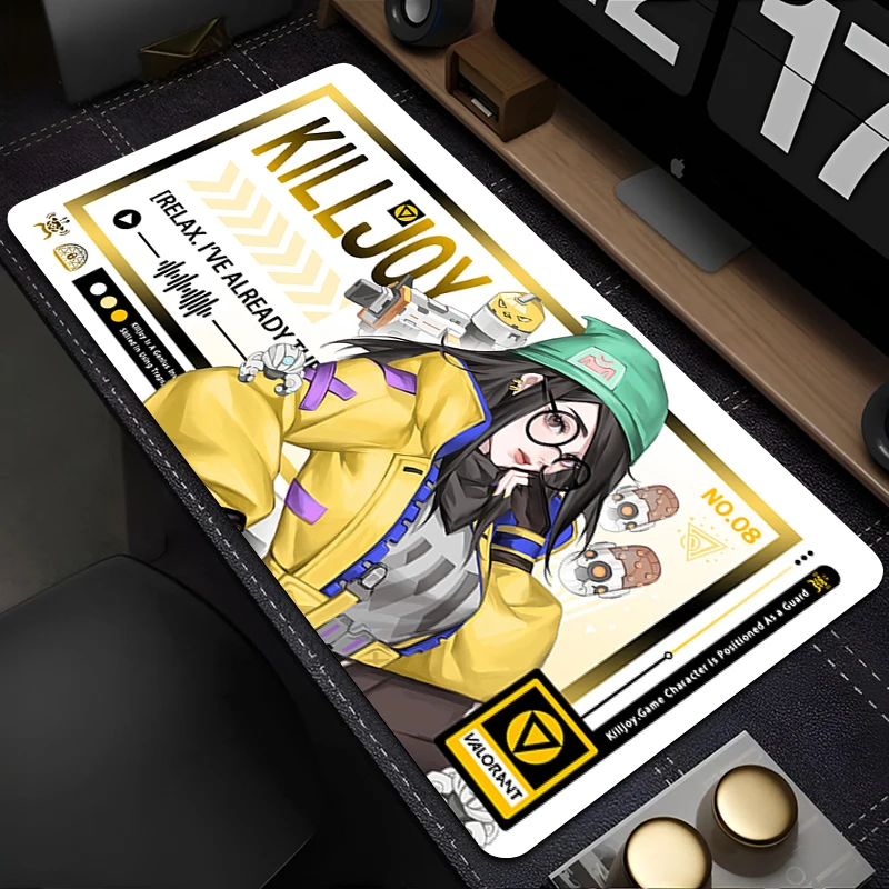 Valorant Killjoy Hot Game Mouse Pad 900x400 PC Gaming Accessories Keyboard Rug Kawaii Anime Girl Desk Mat Laptop Non Slip Carpet
Valorant Killjoy Hot Game Mouse Pad 900x400 PC Gaming Accessories Keyboard Rug Kawaii Anime Girl Desk Mat Laptop Non Slip Carpet