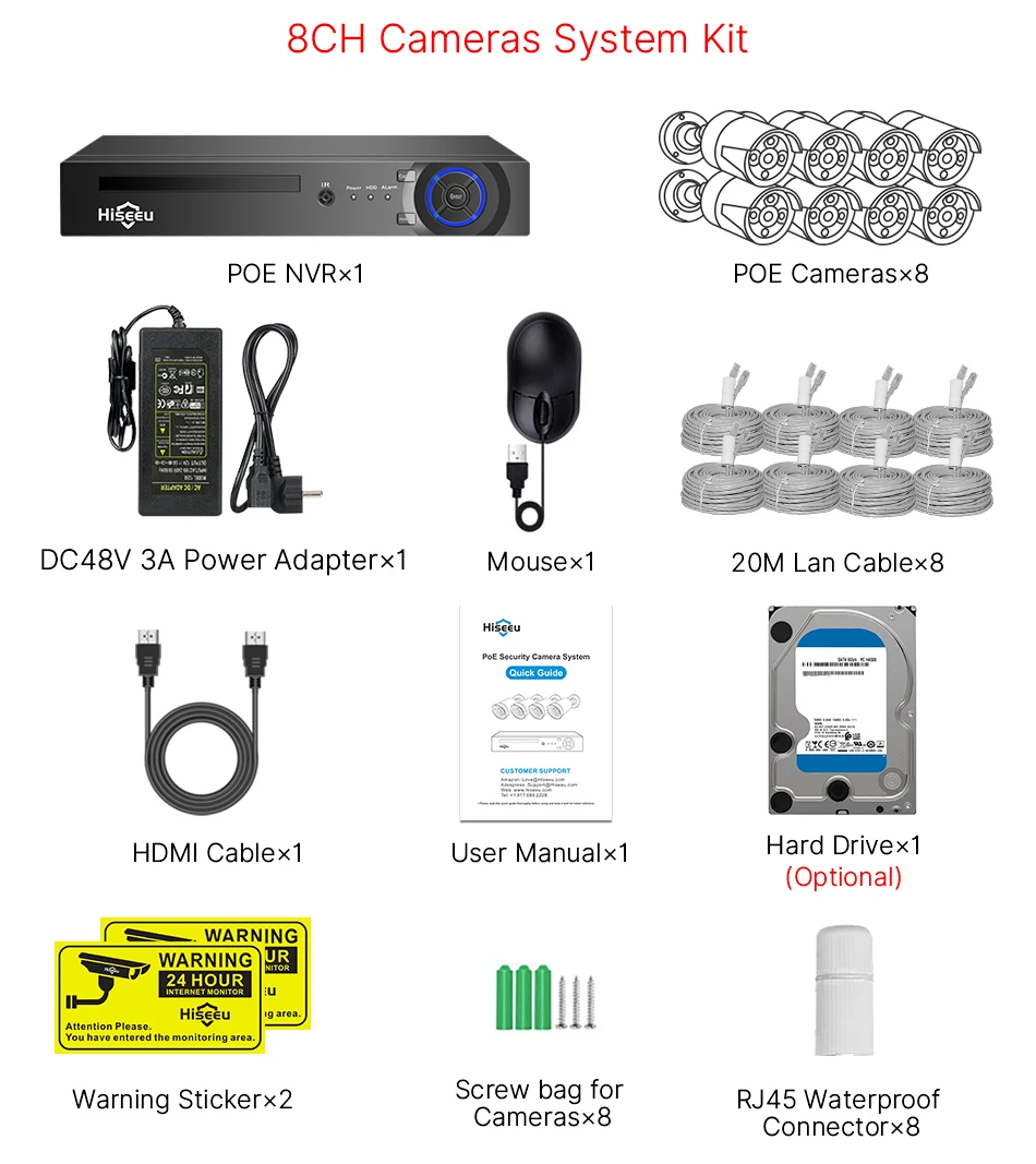 IP POE 5MP CCTV камера видеонаблюдения комплект системы наружная камера AI двустороннее аудио NVR видеорегистратор
IP POE 5MP CCTV камера видеонаблюдения комплект системы наружная камера AI двустороннее аудио NVR видеорегистратор