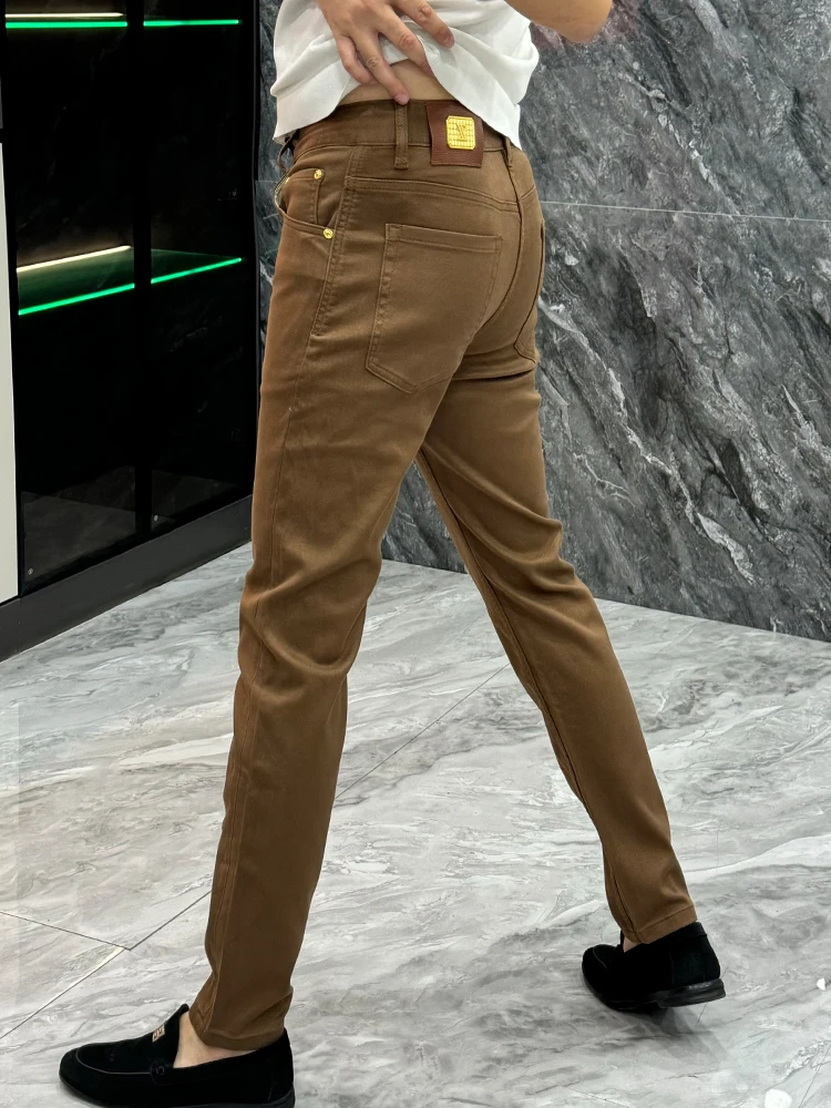 Slim Fit Fashionable Spring Summer Denim Jeans Men's Clean Version Elastic Youthful Long Pants Casual Wear Resistant Wear
Slim Fit Fashionable Spring Summer Denim Jeans Men's Clean Version Elastic Youthful Long Pants Casual Wear Resistant Wear