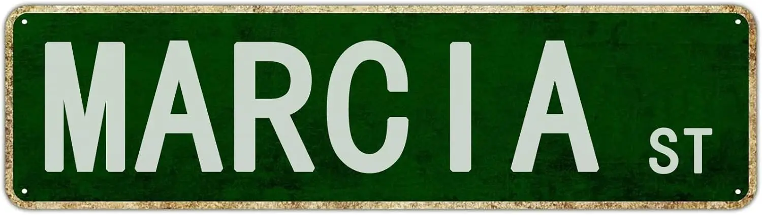 Винтажный металлический знак Marcia, ретро рустикальный жестяной знак, Настенный декор, подарок 4 × 16 дюймов
Винтажный металлический знак Marcia, ретро рустикальный жестяной знак, Настенный декор, подарок 4 × 16 дюймов