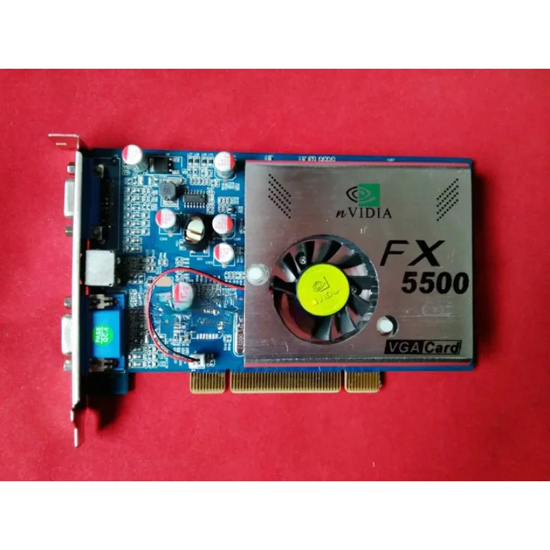 Старый видеокарта PCI Geforce FX5500 256 МБ, двойной VGA, одноэкранный, двойной экран, независимый выход, поддерживает XP
Старый видеокарта PCI Geforce FX5500 256 МБ, двойной VGA, одноэкранный, двойной экран, независимый выход, поддерживает XP