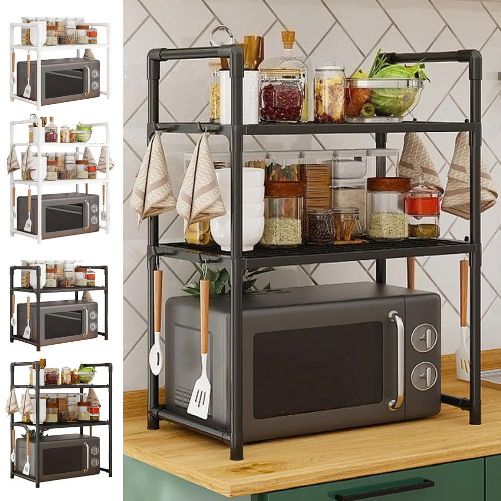 1 Set Kitchen Storage Rack Microwave Adjustable Standing Countertop Condiment Oven Organizer Storage Shelf Kitchen Accessories
1 Set Kitchen Storage Rack Microwave Adjustable Standing Countertop Condiment Oven Organizer Storage Shelf Kitchen Accessories