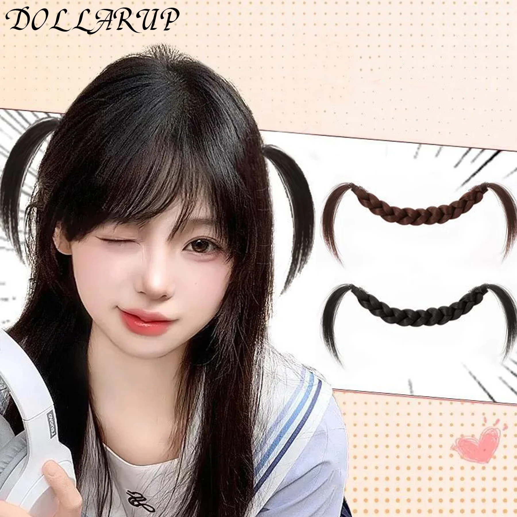 DOLLARUP Braided Ponytail Synthetic Extension With Hairpin Straight Wrap Around Hair Extensions Ponytail Natural Soft Hair
DOLLARUP Braided Ponytail Synthetic Extension With Hairpin Straight Wrap Around Hair Extensions Ponytail Natural Soft Hair