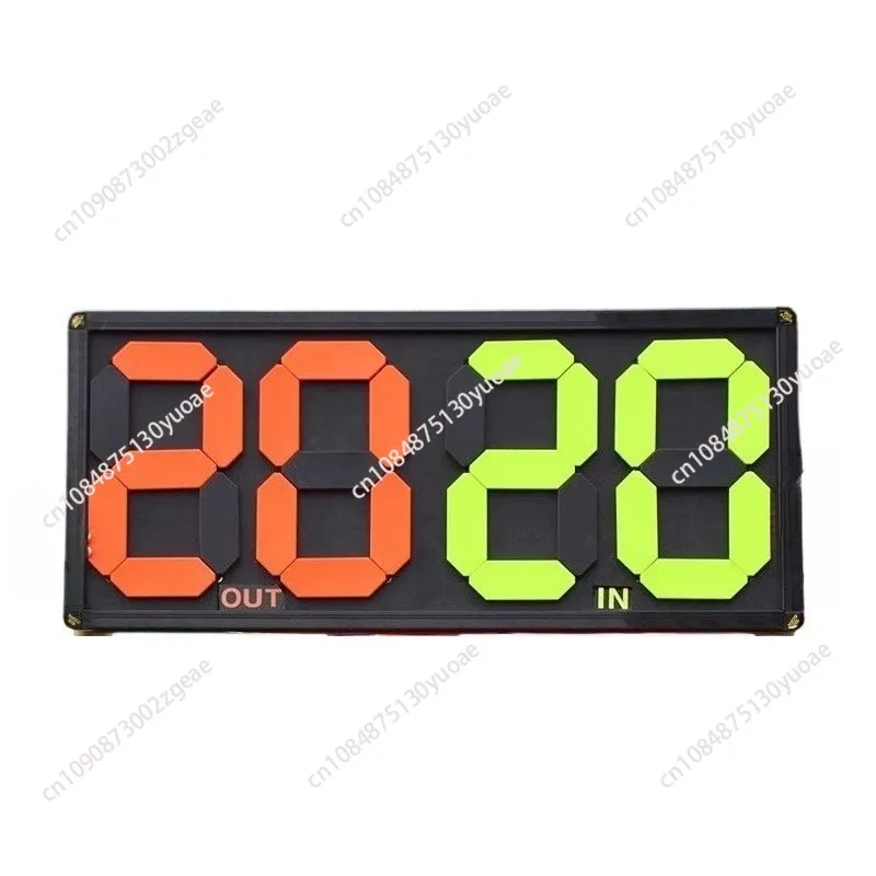 Football Substitution Board Double-sided display Manual Football Player Substitution Board 4 Digital Football Scoreboard
Football Substitution Board Double-sided display Manual Football Player Substitution Board 4 Digital Football Scoreboard