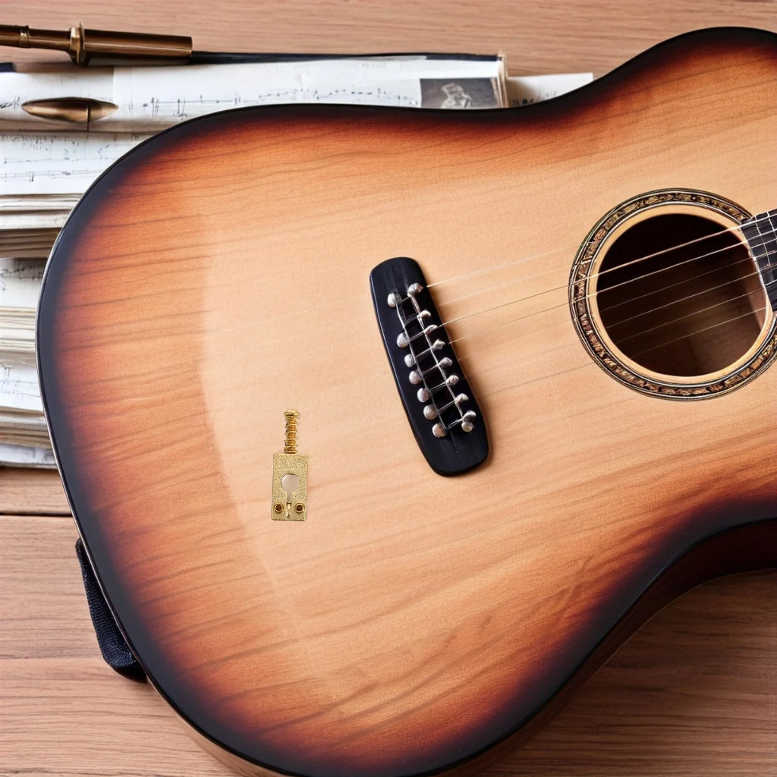 6Pcs Electric Guitar Bridge Saddles Metal for 6-String Replacement Upgrade Round Hole Tremolo Stability Enhanced Tonal Clarity
6Pcs Electric Guitar Bridge Saddles Metal for 6-String Replacement Upgrade Round Hole Tremolo Stability Enhanced Tonal Clarity