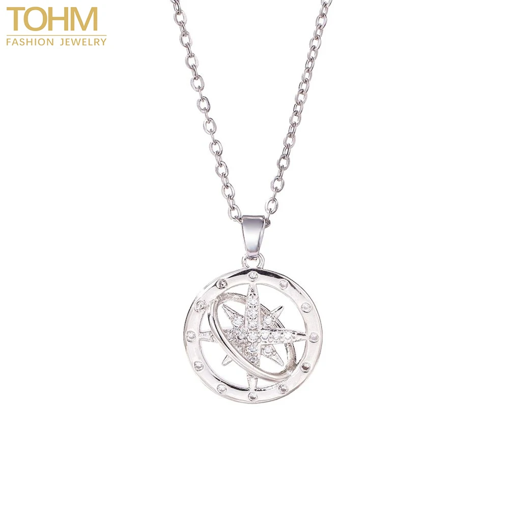 TOHM Classic Stainless Steel Copper Pendant Jewelry For Women Girls Zircon Round Pendant Party Fashion Gifts Dropshipping
TOHM Classic Stainless Steel Copper Pendant Jewelry For Women Girls Zircon Round Pendant Party Fashion Gifts Dropshipping