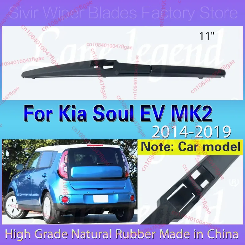 Wiper 11" Rear Wiper Blade For Kia Soul EV MK2 2014 - 2019 Windshield Windscreen Rear Window 2015 2016 2017 2018
Wiper 11" Rear Wiper Blade For Kia Soul EV MK2 2014 - 2019 Windshield Windscreen Rear Window 2015 2016 2017 2018