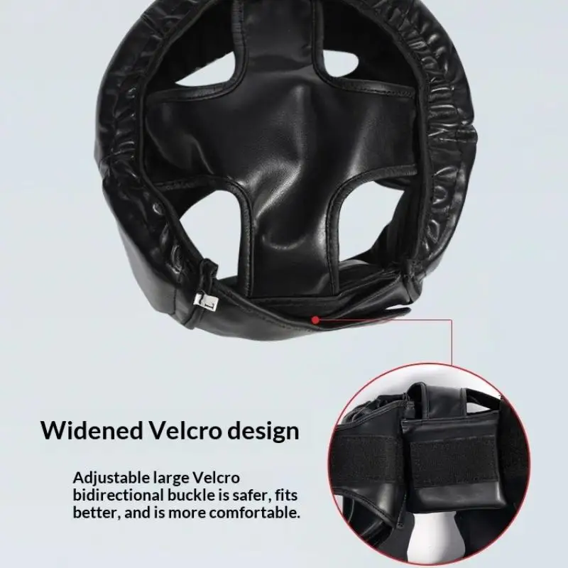 New Boxing Helmet Leather Karate Muay Thai Sanda Training Adults Kids Head Guard Taekwondo Helmets Full-Covered Thickened
New Boxing Helmet Leather Karate Muay Thai Sanda Training Adults Kids Head Guard Taekwondo Helmets Full-Covered Thickened