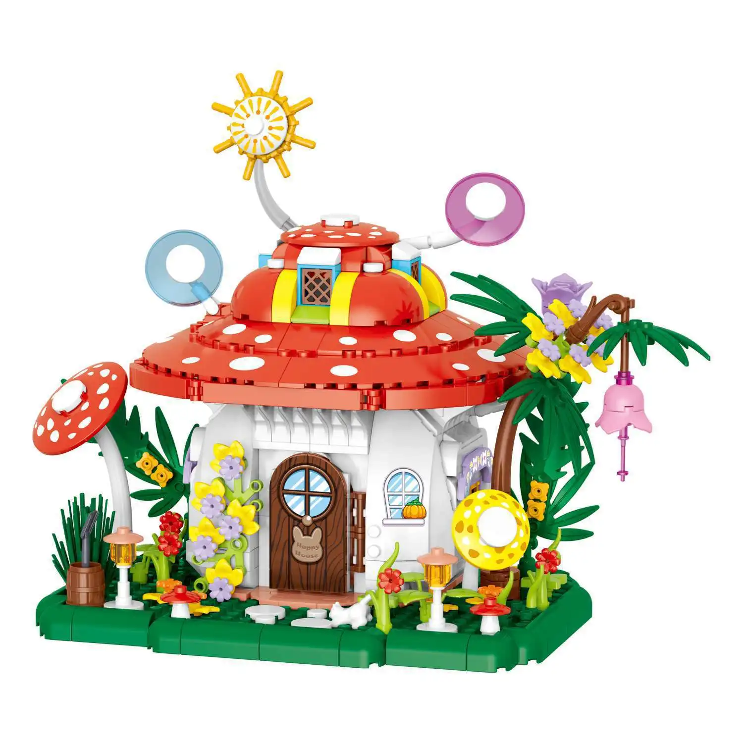 Creative Fairy Tale World Street View Mini Block Mushroom House Construction Playsets Building Brick Educational Toy For Gifts
Creative Fairy Tale World Street View Mini Block Mushroom House Construction Playsets Building Brick Educational Toy For Gifts