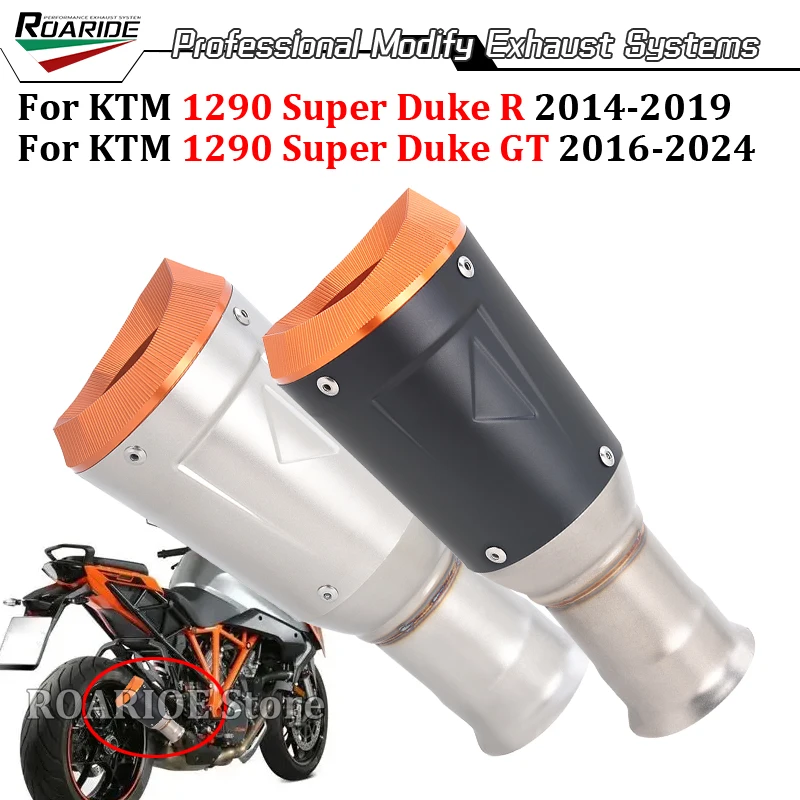 Slip On For KTM 1290 Super Duke R GT 2014 - 2019 2016 - 2024 Motorcycle Exhaust Link Pipe System Modify Escape Moto CNC Muffler
Slip On For KTM 1290 Super Duke R GT 2014 - 2019 2016 - 2024 Motorcycle Exhaust Link Pipe System Modify Escape Moto CNC Muffler
