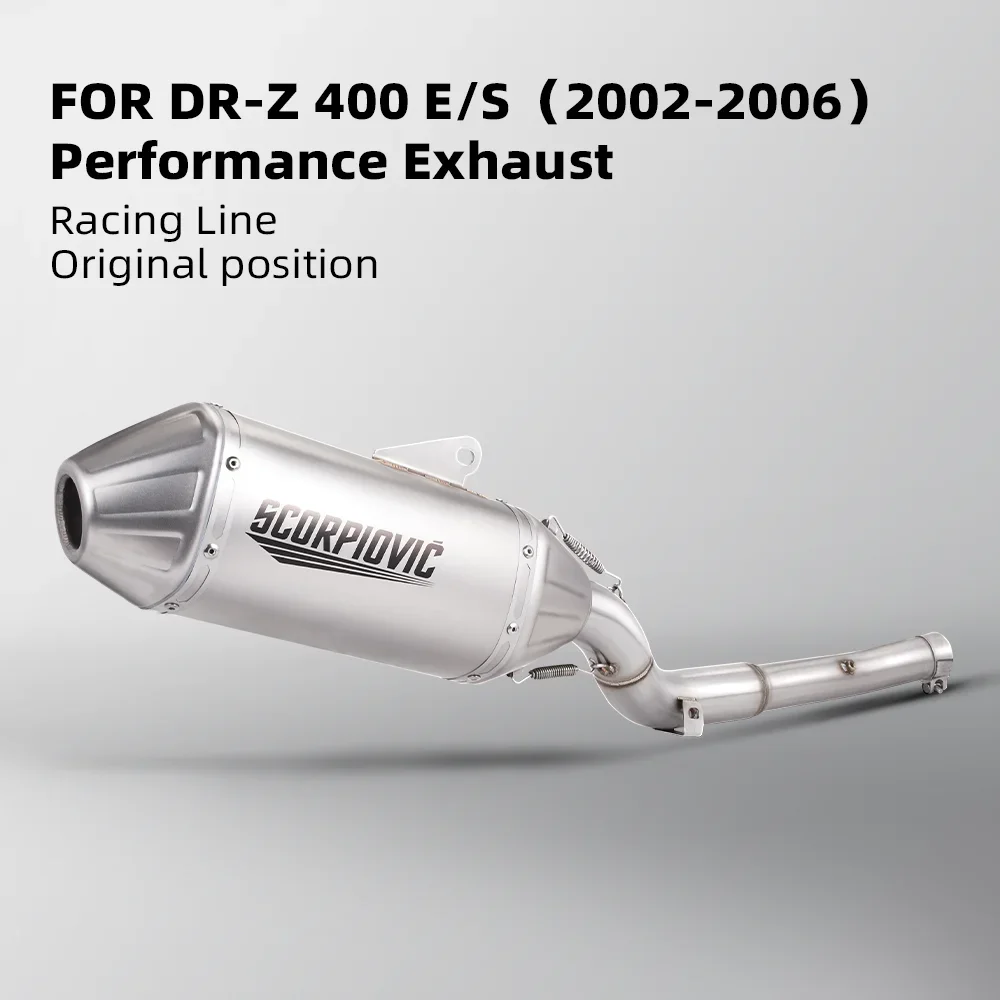 Motorcycle Exhaust Link Pipe For Suzuki, DRZ 400 2000-2022, DRZ400 S SM DR-Z 400 DRZ400S Breakout
Motorcycle Exhaust Link Pipe For Suzuki, DRZ 400 2000-2022, DRZ400 S SM DR-Z 400 DRZ400S Breakout