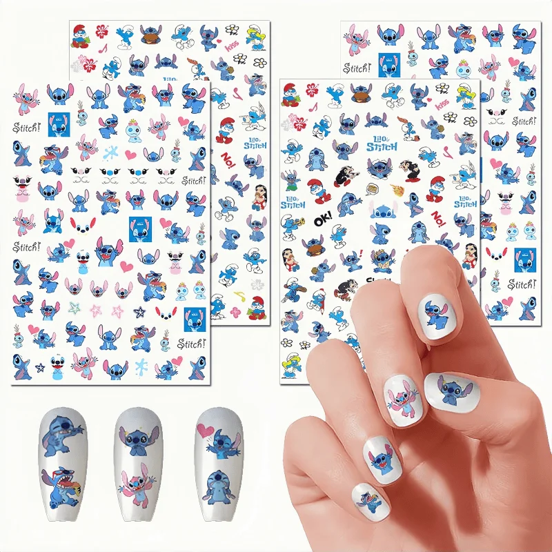 Disney Lilo and Stitch Nail Stickers Mickey Cartoon Nail Supplies Nail Decals Donald Duck Mary Cat The Lion King Nail Decoration
Disney Lilo and Stitch Nail Stickers Mickey Cartoon Nail Supplies Nail Decals Donald Duck Mary Cat The Lion King Nail Decoration