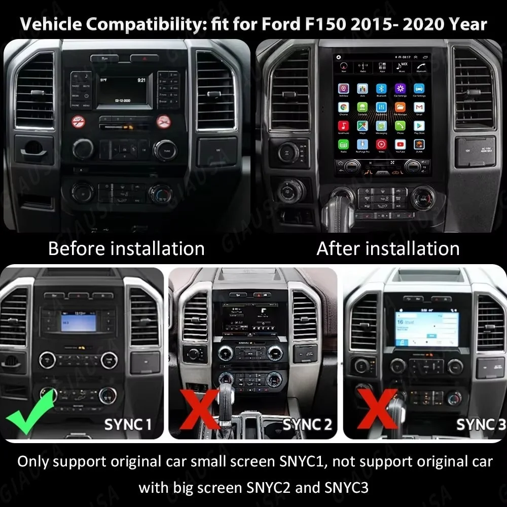 Android 13 Radio For Ford F150 2016 - 2021 Car GPS Navigation Touch Screen Wireless Carplay Car Media Video Player Head unit
Android 13 Radio For Ford F150 2016 - 2021 Car GPS Navigation Touch Screen Wireless Carplay Car Media Video Player Head unit