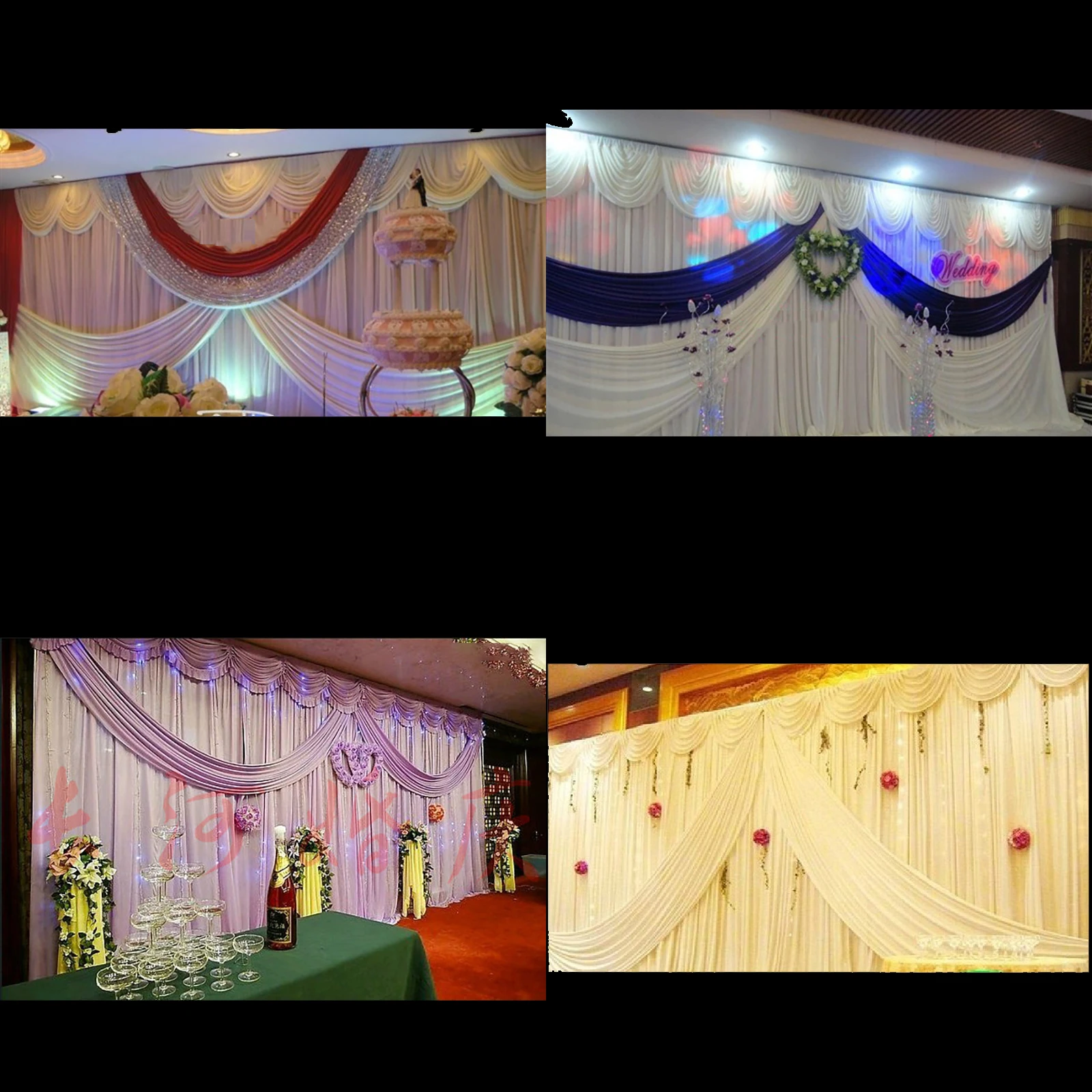 Wedding Decoration Christmas Halloween Background Ice Silk Backdrop Wedding Decoration Curtain
Wedding Decoration Christmas Halloween Background Ice Silk Backdrop Wedding Decoration Curtain