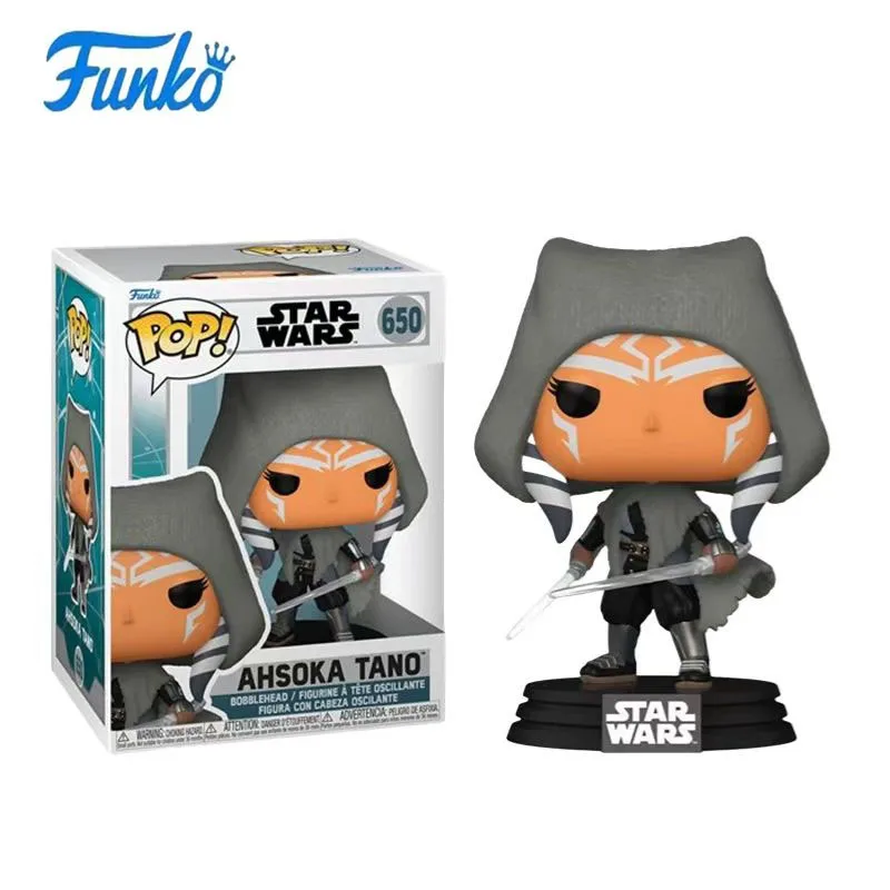 Genuine FUNKO POP Original Genuine STAR WARS AHSOKA TANO 650 Action Figure Toys for Boys Girls Gift Collectible Model Ornaments
Genuine FUNKO POP Original Genuine STAR WARS AHSOKA TANO 650 Action Figure Toys for Boys Girls Gift Collectible Model Ornaments