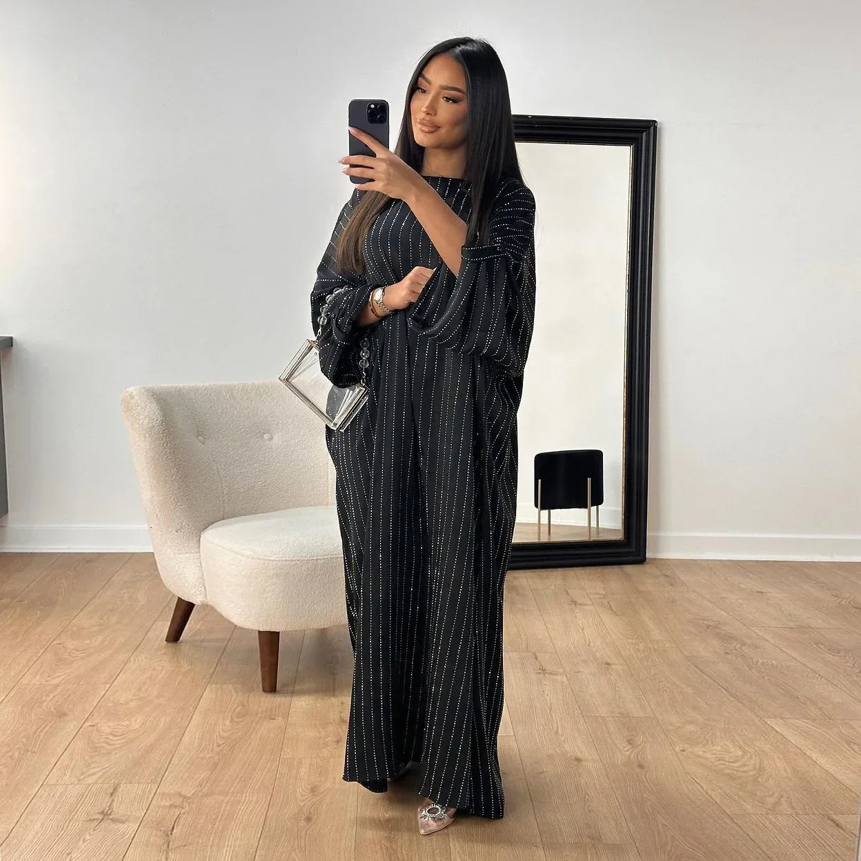 Dress Hot Diamond Craft Pullover Middle East Muslim Elegant Long Sleeve Dress Abaya Women's Clothing Abaya
Dress Hot Diamond Craft Pullover Middle East Muslim Elegant Long Sleeve Dress Abaya Women's Clothing Abaya