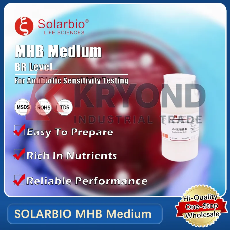 SOLARBIO M8556 MHB Medium для микробиологического культивирования и лабораторных применения. Оригинальный продукт.
SOLARBIO M8556 MHB Medium для микробиологического культивирования и лабораторных применения. Оригинальный продукт.