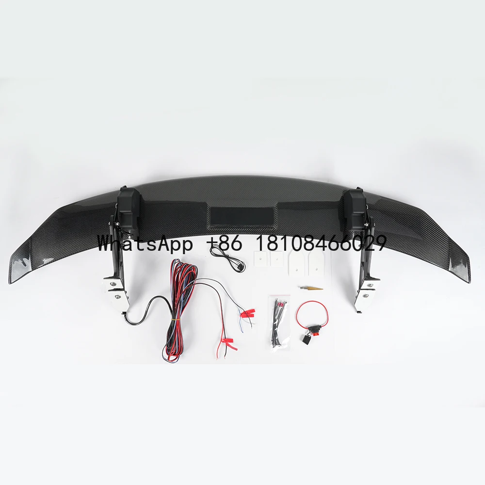 Automatically Universal Rear Racing Car Electric Carbon Fiber Bracket Spoiler
Automatically Universal Rear Racing Car Electric Carbon Fiber Bracket Spoiler