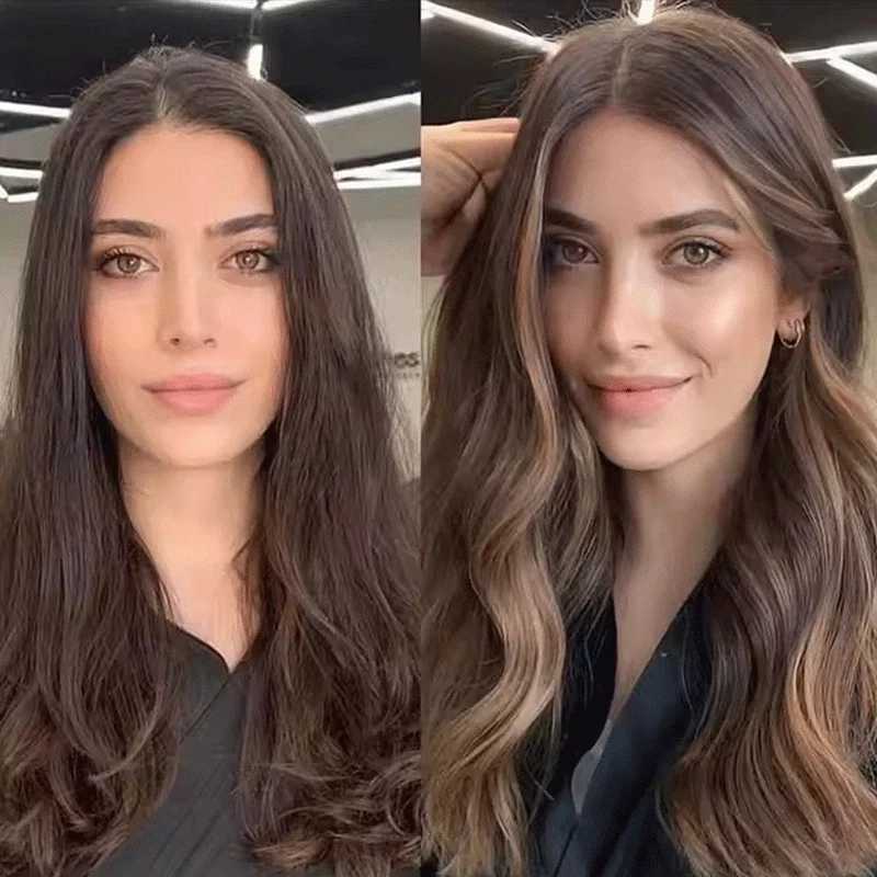 Body Wave Synthetic Wigs Ombre Dark Brown Baylayage Synthetic Wigs Pre-Plucked Hairline Wigs for Women Heat Resistant Fiber
Body Wave Synthetic Wigs Ombre Dark Brown Baylayage Synthetic Wigs Pre-Plucked Hairline Wigs for Women Heat Resistant Fiber