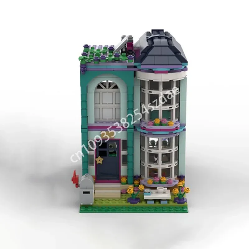 761pcs MOC Andrea's House Modular Building City Friends Street View Model Building Block Diy Creative Assembly Bricks Toys Gift
761pcs MOC Andrea's House Modular Building City Friends Street View Model Building Block Diy Creative Assembly Bricks Toys Gift