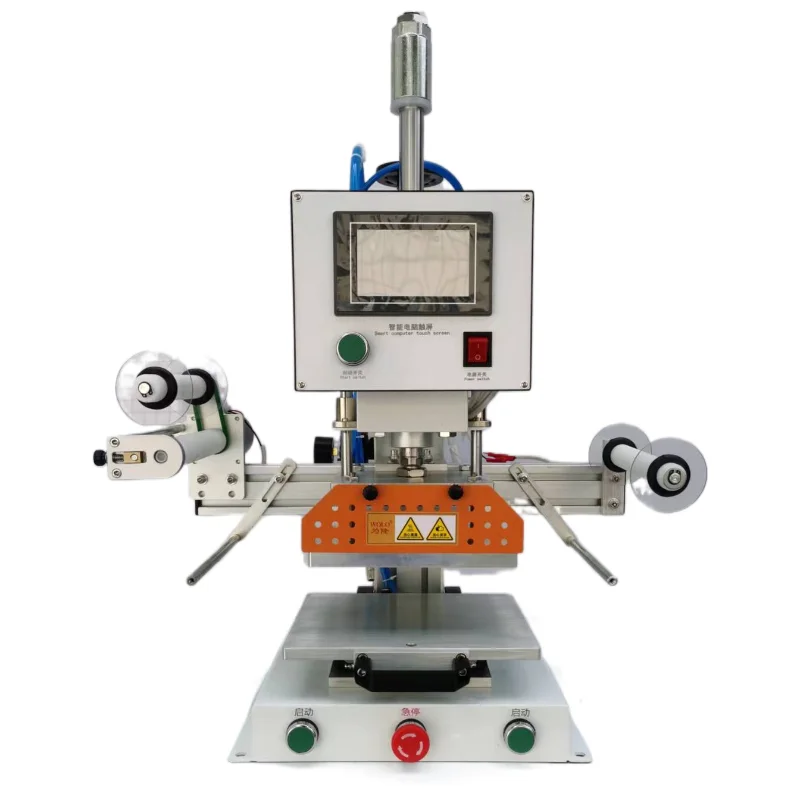 Автоматический принтер Печатная машина Золотая и серебряная фольга Цифровая торговая марка Выкройка логотипа Тиснение Т-образного паза Кожаная бронзовая машина
Автоматический принтер Печатная машина Золотая и серебряная фольга Цифровая торговая марка Выкройка логотипа Тиснение Т-образного паза Кожаная бронзовая машина