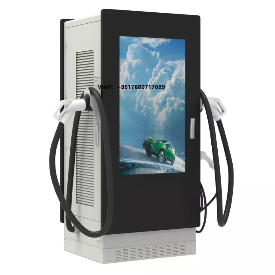 60KW-360kw Charging Station Floor Stand Electric Vehicle Fast Charge With Double with Advertisement Adv Screen
60KW-360kw Charging Station Floor Stand Electric Vehicle Fast Charge With Double with Advertisement Adv Screen