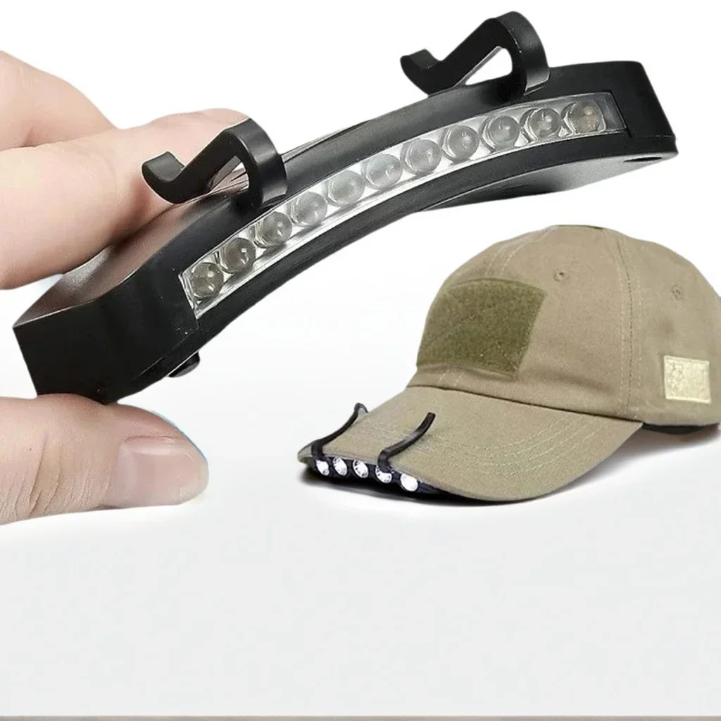 Portable 11LED Baseball Cap Light - Hat Brim Headlamp for Cycling Hiking Fishing
Portable 11LED Baseball Cap Light - Hat Brim Headlamp for Cycling Hiking Fishing