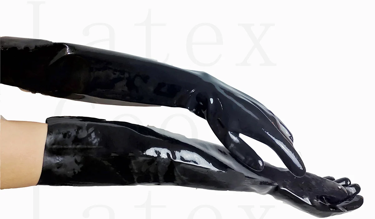100% Gummi Latex Arty Long Black Seamless Gloves Handmade 0.4mm Size s-xl Rubber Special price manual customization
100% Gummi Latex Arty Long Black Seamless Gloves Handmade 0.4mm Size s-xl Rubber Special price manual customization