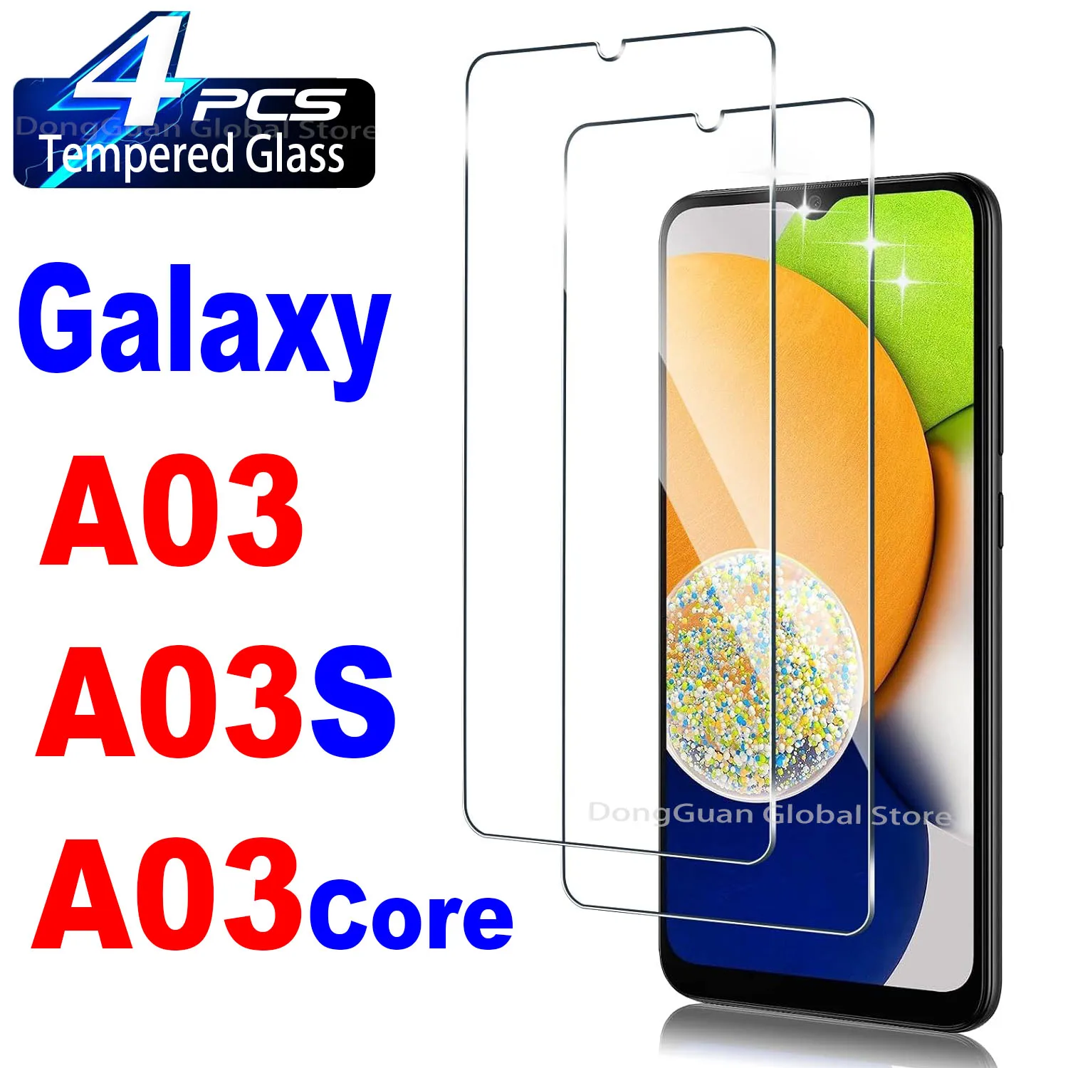 6.5" Tempered Glass For Samsung Galaxy A03 / A03s / A03 Core Screen Protector Glass Film
6.5" Tempered Glass For Samsung Galaxy A03 / A03s / A03 Core Screen Protector Glass Film