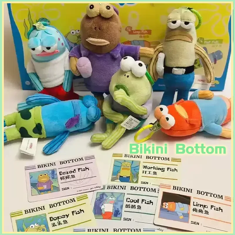Residents Of Bikini Bottom Underwater Fish Population Plush Pendant Blind Box Dolls Kawaii Action Anime Figure Toys Gift
Residents Of Bikini Bottom Underwater Fish Population Plush Pendant Blind Box Dolls Kawaii Action Anime Figure Toys Gift